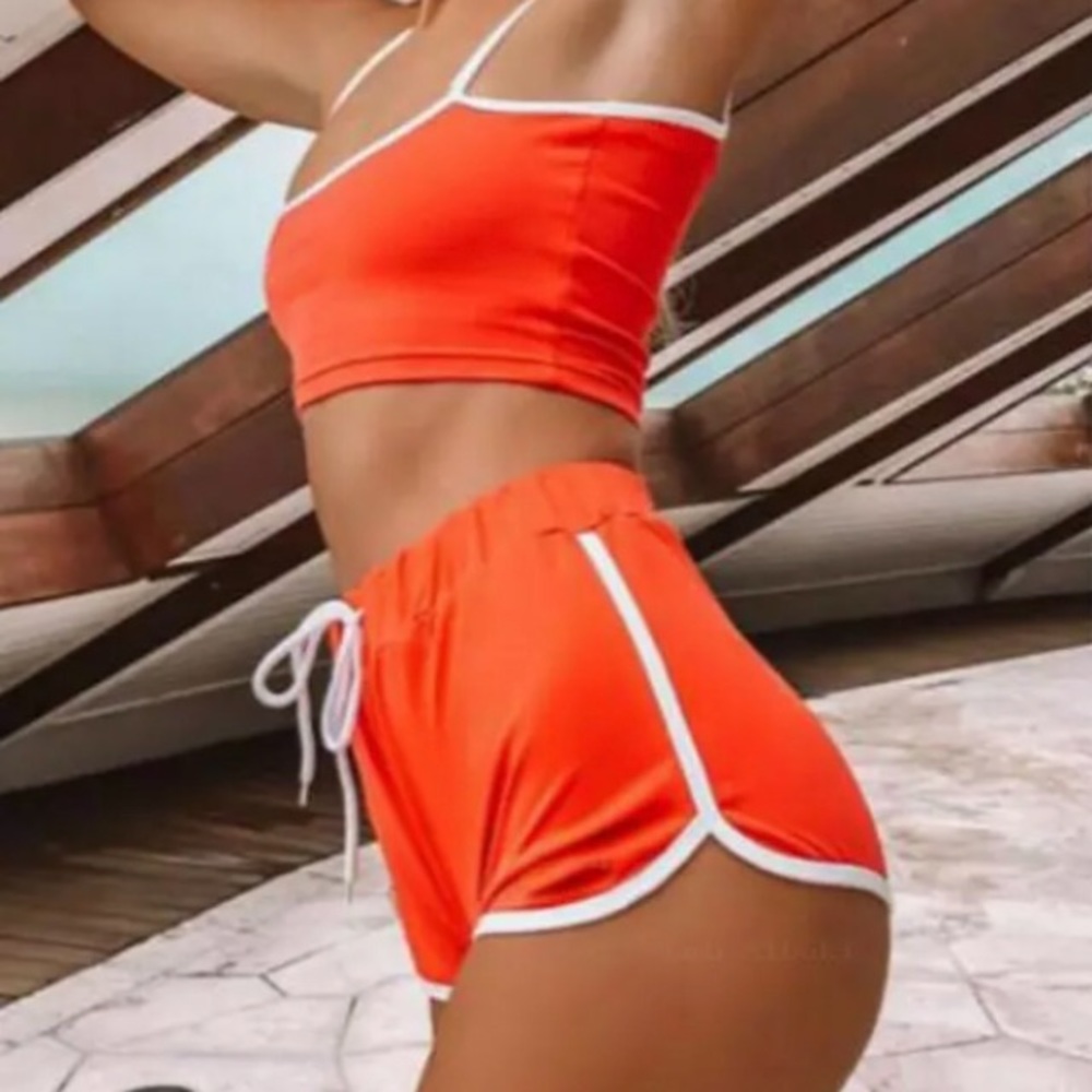 Orange two piece